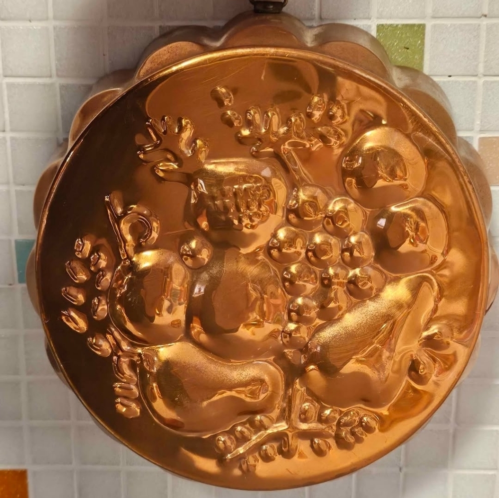 Vintge Fruit Copper Mold